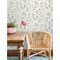 Chesapeake Bergamot Light Grey Wildflower Wallpaper 4134-72501 - alternate 4