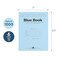Roaring Spring Case of Exam Blue Books, 8.5" x 7", 6 Sheets/12 Pages, Wide Ruled with Margin, PK1000 77511cs - alternate 3