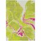 Homeroots 5' X 8' Lime Green Neon Pink And Ivory Abstract Washable Indoor Outdoor Area Rug 597783 - alternate 6