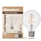 Bulbrite LED Filament, 5 Watt Dimmable G25 Light Bulb, Clear Glass Finish, E26 Base, 2700K 500 Lumens, 4PK 862086 - alternate 7