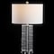 Jonathan Y Cole 27.5" Modern Fused Glass Cylinder LED Table Lamp, Clear, 2PK JYL4016B-SET2 - alternate 4