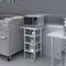 Amgood 20in D x 20in L Stainless Steel Table, Three Undershelves AMG WT-2020-3SH-Z - alternate 5