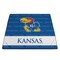 Picnic Time Family Of Brands NCAA Kansas Jayhawks Impresa Picnic Blanket - Lightweight Beach Blanket - Machine Washable 819-01-999-246-0 - alternate 2