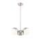 Z-Lite Realm Sphere 3 Light Chandelier, Brushed Nickel, 17.25 In W x 6.25 In H 7517-3BN - alternate 5