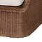 Bali & Pari Derris Bohemian Peanut Brown Braided Rattan Arm Chair 256-14077-ZORO - alternate 3