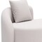 Homeroots 91" Beige Polypropylene Sofa 667650 - alternate 4