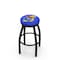 Holland Bar Stool Co 36" Blk Wrinkle Kansas Swivel Bar Stool, Accent Ring L8B2B36KnsasU - alternate 1