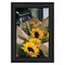 Homeroots Sunflower Bouquet Black Framed Print Wall Art 529963 - alternate 2