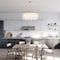 Vaxcel Elsa 5 Light Gold Brass Modern Coastal Glam Linear Chandelier Island Pendant Fixture H0282 - alternate 3