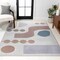 Jonathan Y Riley Abstract Coastal Contemporary Machine-Washable Cream/Multi 5 ft. x 8 ft. Area Rug WSH308A-5 - alternate 5