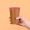 Smarty Had A Party 12 oz. Clear Red Disposable Plastic Party Cups, 240PK 512C-RD-CASE - alternate 1