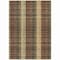 Homeroots 10' X 14' Brown Taupe And Plum Plaid Washable Indoor Outdoor Area Rug 613962 - alternate 4