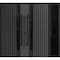 Vdomdoors Front Exterior Prehung Aluminum Double Doors Ronex0144 Grey 1 Sidelight Mirrored Clear Glass 1 RONEX0144DEXD-GRE-W72+16xH96-RH-O - alternate 1