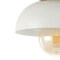 Jonathan Y Paulina 8.5" 1-Light Classic Industrial Iron LED Flush Mount, White/Gold Painting JYL1327B - alternate 5