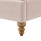 Homeroots Pink Solid Wood King Upholstered Linen Bed 544951 - alternate 3