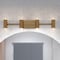 Vaxcel Sunset Hill 4-Light Muted Brass Gold LED Contemporary Vanity Light with Clear Bubble Glass W0586 - alternate 4