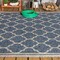 Jonathan Y Trebol Moroccan Trellis Textured Weave Navy/Gray 3 ft. x 5 ft. Indoor/Outdoor Area Rug SMB109D-3 - alternate 5