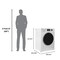 Equator Compact Washer 1.57cf / 13lbs POWER WASH 15 Programs 1200rpm 110V 806857 - alternate 5