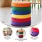 Flash Furniture Kylie 6 Piece 16 Inch Round Floor Cushions w/Handles in Plastic - Assorted Primary Colors HN-12301-ASST-GG - alternate 6