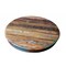 Homeroots 42" Brown Rounded Rustic Reclaimed Solid Wood Dining Table 488698 - alternate 3