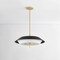 Hudson Valley Lighting Westport 4 Light Pendant 24 In. Aged Brass/Soft Black 4304-AGB/SBK - alternate 4