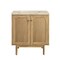 James Martin Vanities Laurent 30" Single Vanity, Light Natural Oak, w/ 3 CM Tajnar Eclos Top 545-V30-LNO-3TJR - alternate 5