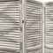 Homeroots 67" Gray Folding Three Panel Screen Room Divider 376805 - alternate 3
