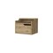 Homeroots 13" Beige Wood One Drawer Floating Nightstand 546198 - alternate 7