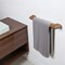 Homeroots 14in Traditional Solid Teak Towel Bar 475858 - alternate 3
