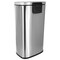 Elama 2 pc 8Gal 30L Rectangular Stainless Steel Twin Step Trash Bins with Slow Close in Matte Silver EL-H8-30-30L - alternate 3