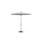 Treasure Garden 9 ft Patio Umbella, aluminum, fiberglass ribs, outdoor, Cast Silver UM840-09 40433 Cast Silver - alternate 1