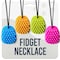 Hedgehog Chewy Fidget Necklace, Assorted Colors, 4-Piece Set 860011603900 - alternate 3