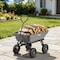 Vevor Garden Dump Cart 800lbs Poly Dump Cart with Storage Fence and Swivel Wheels TC4270C - alternate 5