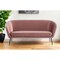 Homeroots 75" Coral Sofa With Black Legs 480909 - alternate 5