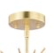 Vaxcel Nikko 16-in W Gold Mid-Century Modern Semi Flush Mount Ceiling Light C0227 - alternate 3