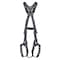 Msa Safety V-Form Fall Protection Harness, 2XL, 400 lb, Quick-Connect Chest/ Tongue Leg Straps, Back D-Ring 10252235 - alternate 3