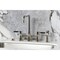 Kingston Brass Bridge Kitchen Faucet with Brass Sprayer, Polished Nickel KS8286DKLBS - alternate 5