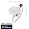 Bulbrite 75 - Watt Equivalent 4 DWNLGT Dimmable Medium Screw LED Light Bulb N/A 5 CCT - 27/30/35/40/50K 4 PK 862650 - alternate 3