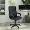 Elama High Back Tufted Faux Leather Adjustable Office Chair in Black ELM-F-017 - alternate 4
