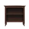 Homeroots 30" Brown Wood Two Tier Bookcase 389554 - alternate 1
