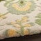 Homeroots 8' Ivory Dark Green And Yellow Floral Indoor Outdoor Runner Rug 548043 - alternate 7