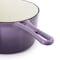 Megachef 2 Quart Enameled Cast Iron Sauce Pan in Gradient Purple 750124515M - alternate 4