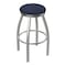 Holland Bar Stool Co 802 Misha Stainless Steel 36in Swivel Bar Stool with Graph Anchor Seat 80236SS014 - alternate 1