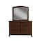 Homeroots 52" Brown Solid Wood Six Drawer Double Dresser 524150 - alternate 2
