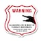 Signmission Alligator Warning Shield Sign Warning Al, 6 inch X 6 inch, Plastic Sign, 2PK SHI-P-2PACK-6-359 - alternate 1