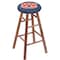 Holland Bar Stool Co Maple Bar Stool, Medium Finish, Auburn Seat RC30MSMed - alternate 1