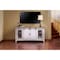 Homeroots 70" White Solid Wood Cabinet Enclosed Storage Distressed TV Stand 528706 - alternate 3