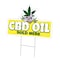 Signmission CBD Oil Sold Here Die Cut Yard & Stake plastic coroplast window, C-DC-1216-CBD Oil Sold Here C-DC-1216-CBD Oil Sold Here19 - alternate 1