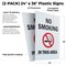 Signmission No Smoking In This Area, Plastic Signs Only 24 Inch x 36 Inch, Corrugated Plastic, 2PK CSB-2436-2PACK-No Smoking In This Area - alternate 2