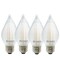 Bulbrite Spunlite 4w Dimmable C15 LED Filament Medium (E26) Base - 2700K (Warm White Light), 350 Lumens, 4PK 862787 - alternate 1